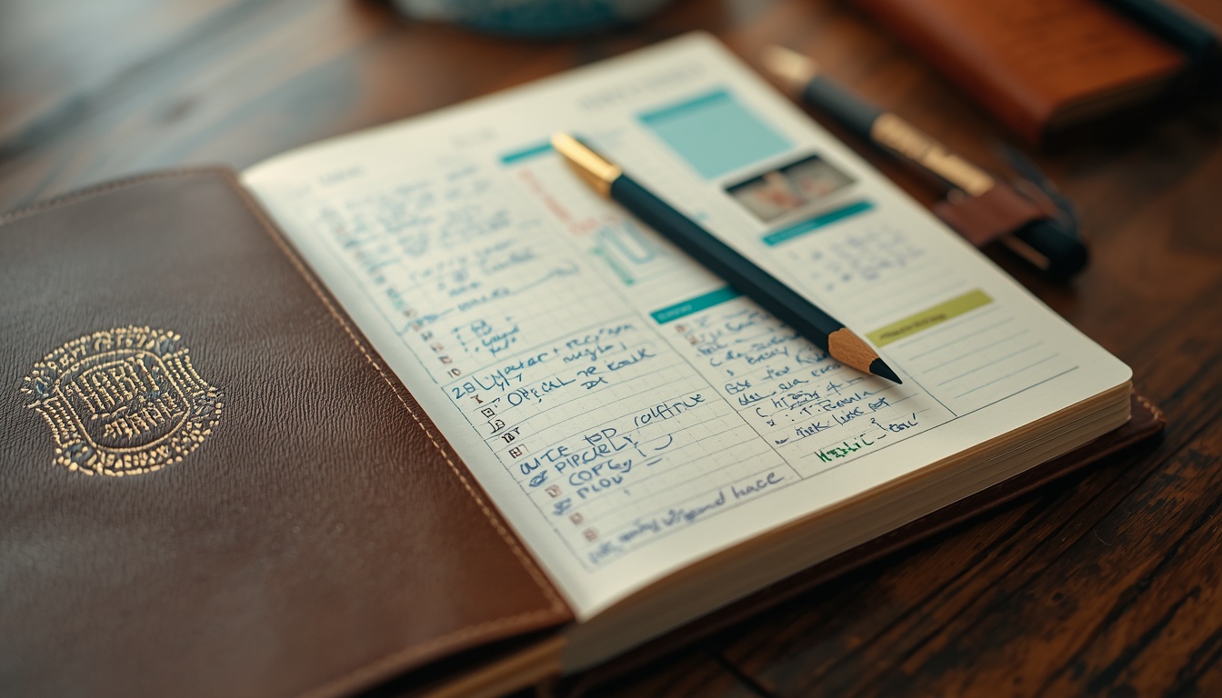Anklesaiplantul habit journal planning tool